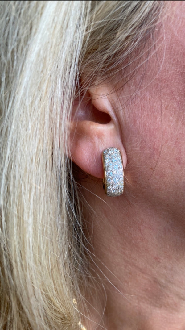 Pomellato - Iconica - Gold Earrings, 18K Rose Gold, Diamonds