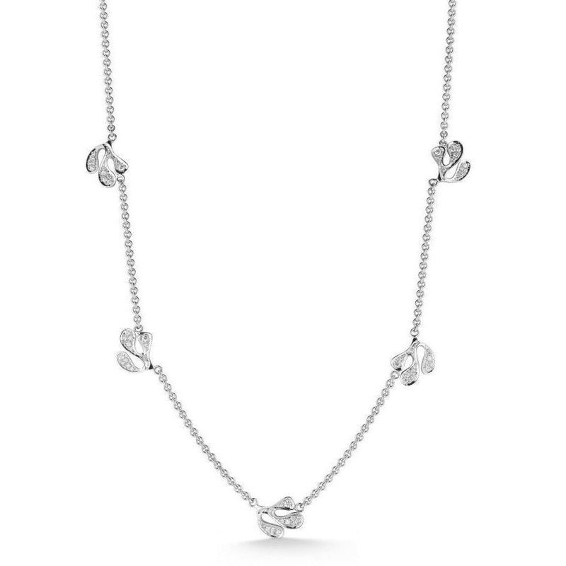 Miseno - Sea Leaf - Necklace, Diamonds, 18k White Gold – AF Jewelers