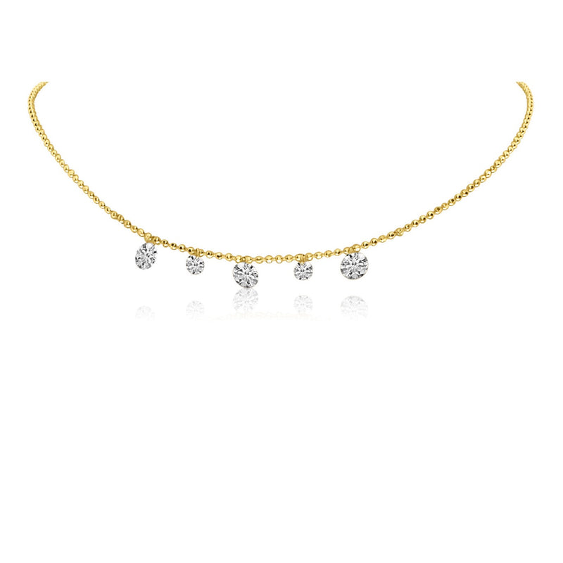 Buy 0.2 CT Sparkles Diamond 18Kt Yellow Gold Diamond 6 prong Soltaire  Pendant for Women online