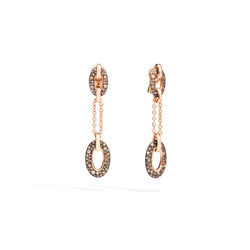 pomellato-catene-drop-earrings-18k-rose-gold-brown-diamonds-POB7050OADRKDBR00