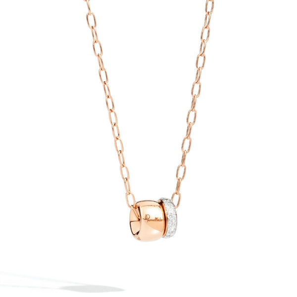 Pomellato-Iconica-Pendant-18K-Rose-Gold-and-Diamonds-with-Chain