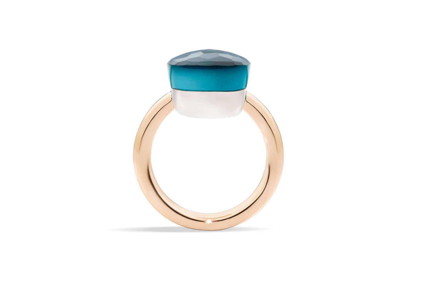 Pomellato - Nudo Maxi - Stackable Ring with London Blue Topaz, 18k