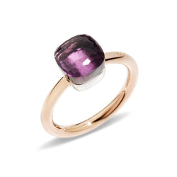 POMELLATO-NUDO-PETIT-STACKABLE-RING-AMETHYST-ROSE-GOLD-A.B403-O6-OI