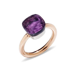 POMELLATO-NUDO-STACKABLE-RING-AMETHYST-ROSE-GOLD
