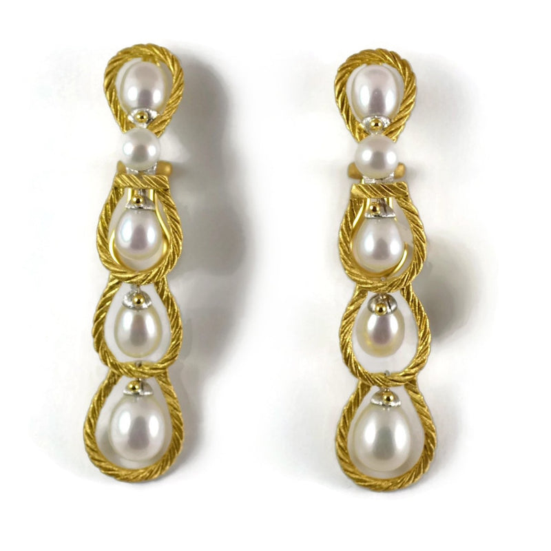 Buccellati-rete-pearls-drop-earrings-yellow-gold-21993