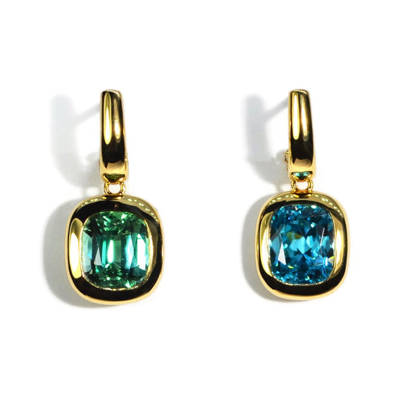 a-furst-essential-one-of-a-kind-mismatched-drop-earrings-blue-zircon-mint-tourmaline-18k-yellow-gold-O1960GTVZB