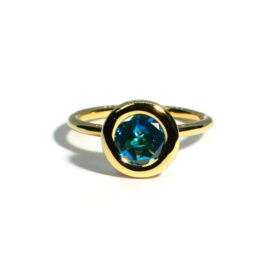 London blue clearance topaz stackable ring