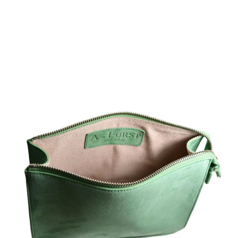 a-furst-medium-pouch-handbag-mist-green-suede-leather-401.MIST.SCA