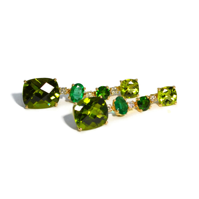 a-furst-party-drop-earrings-peridot-chrome-diopside-emeralds-diamonds-yellow-gold-O1564GO3O
