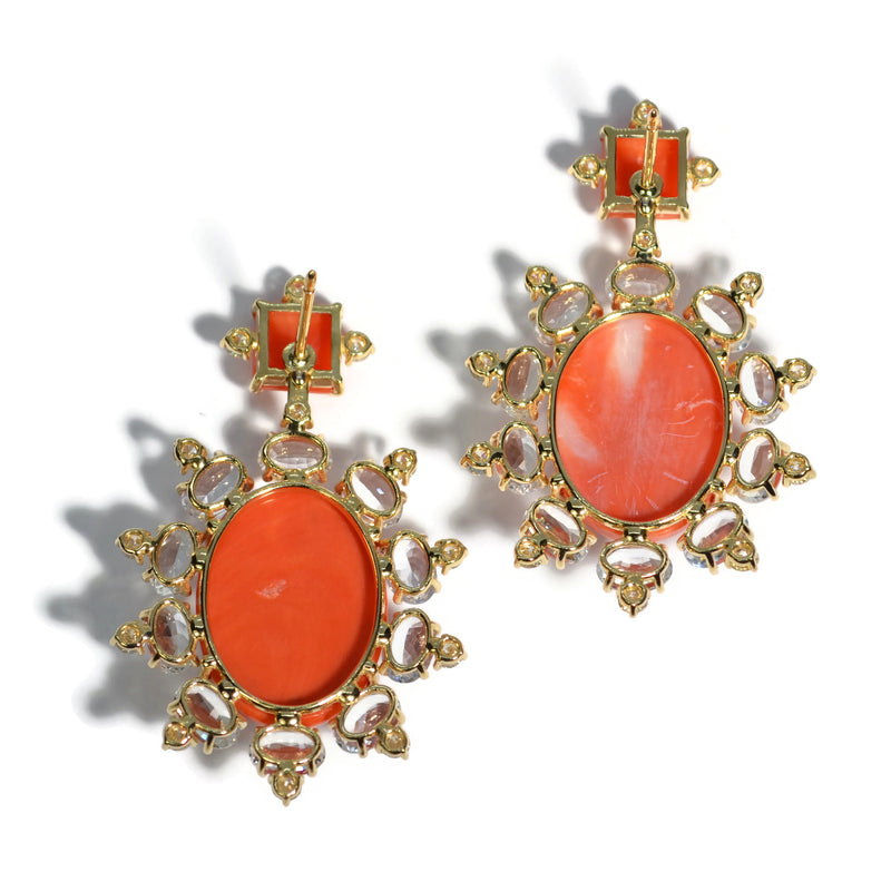a-furst-sole-drop-earrings-natural-mediterranean-red-coral-white-sapphires-diamonds-18k-yellow-gold-O2020GK4W1