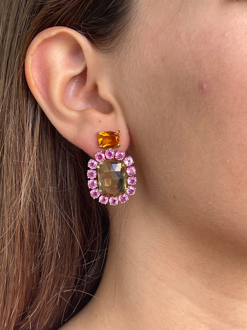 2116 × 2116px a-furst-sole-drop-earrings-pink-orange-sapphires-rose-de-france-citrine-tourmaline-yellow-gold-O2003G4R4O