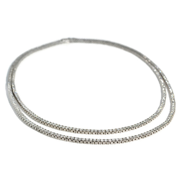 afj-diamond-collection-double-strand-diamond-necklace-14k-white-gold-NW10700D