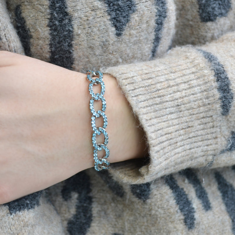 afj-gemstone-collection-gourmette-link-bracelet-blue-topaz-14k-white-gold-BW12737BT