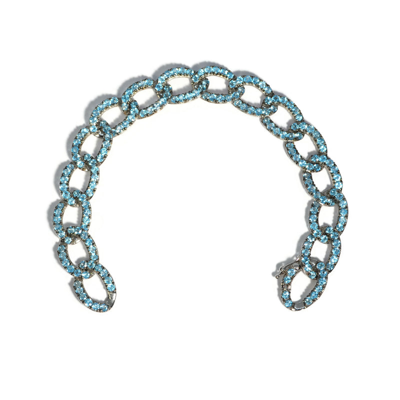 afj-gemstone-collection-gourmette-link-bracelet-blue-topaz-14k-white-gold-BW12737BT