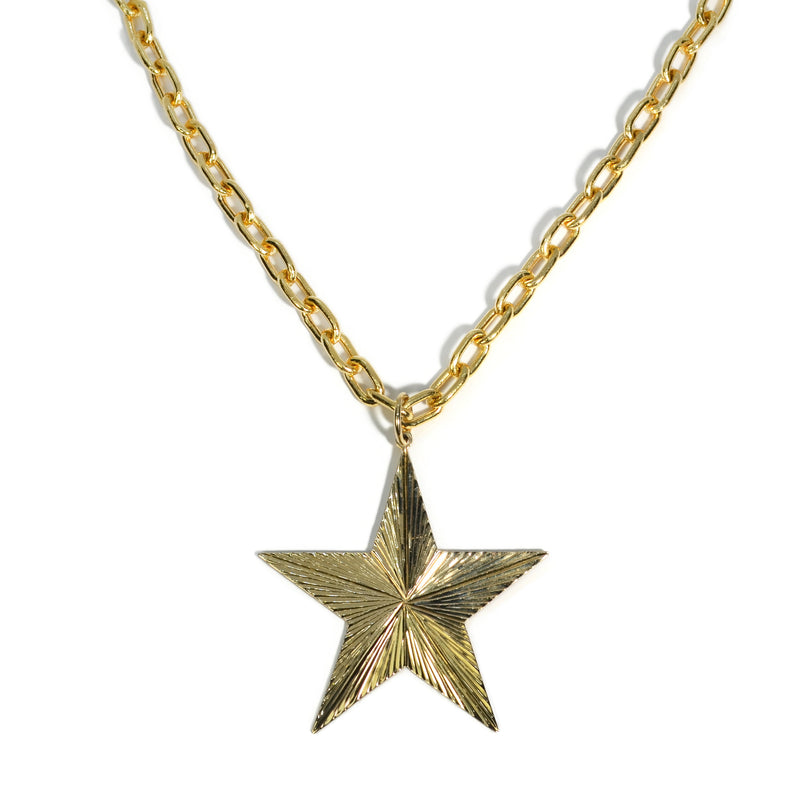 afj-gold-collection-classic-edge-star-pendant-14k-yellow-gold-AFJYGS14