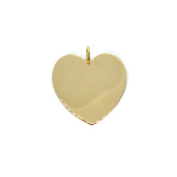afj-gold-collection-classic-gold-plain-heart-pendant-18k-yellow-gold-AFJYGPH14