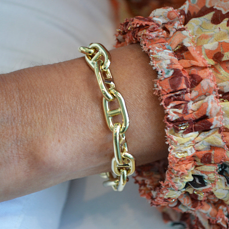 Dilamani Dilamani Puffed Mariner Link Bracelet with Diamonds | Blue Marlin  Jewelry, Inc. | Islamorada, FL