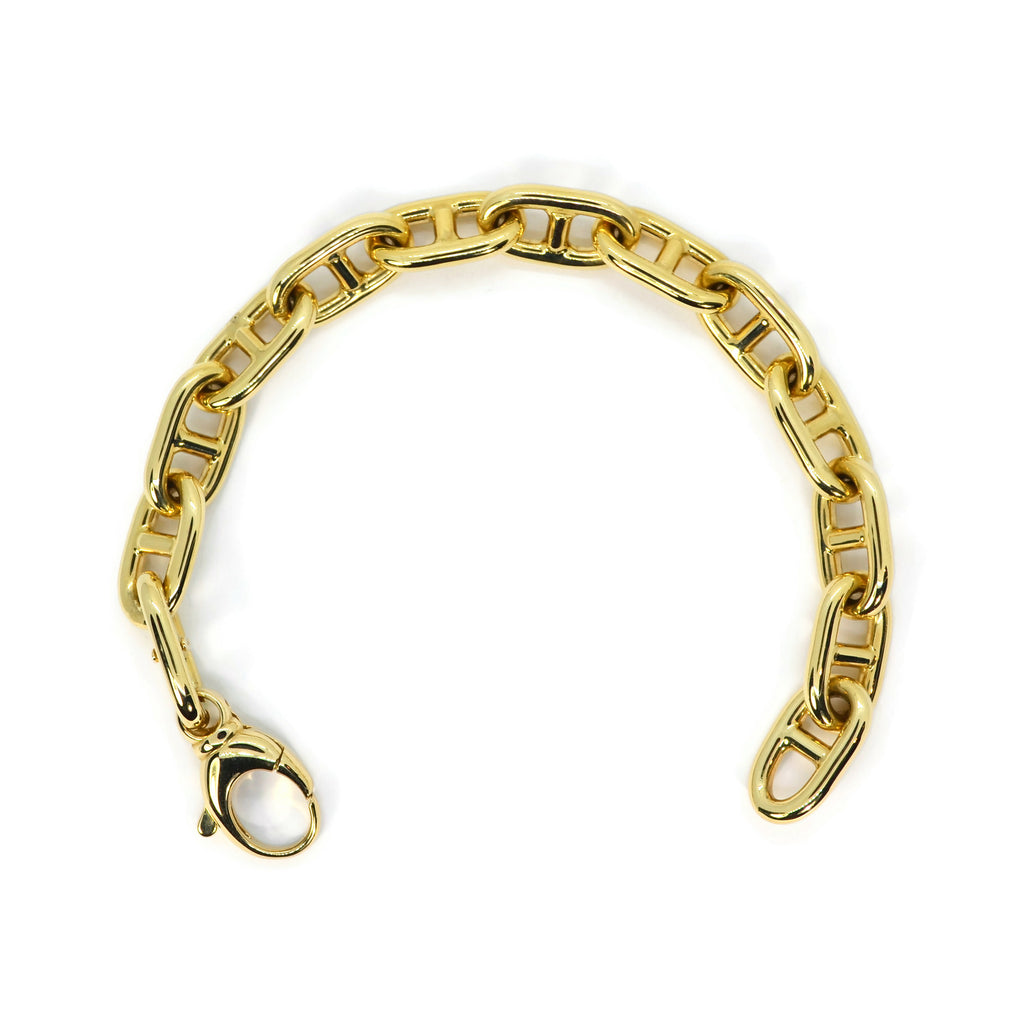 14k Yellow Gold Mariner Link Anchor Chain 20