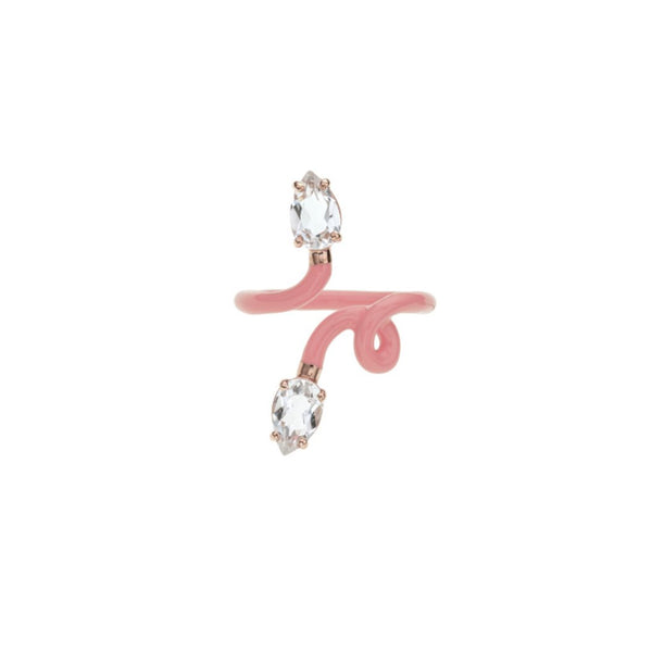 bea-bongiasca-double-vine-tendril-ring-rock-crystal-pink-enamel-rose-gold-silver-VR126RGS-GP5-PMO