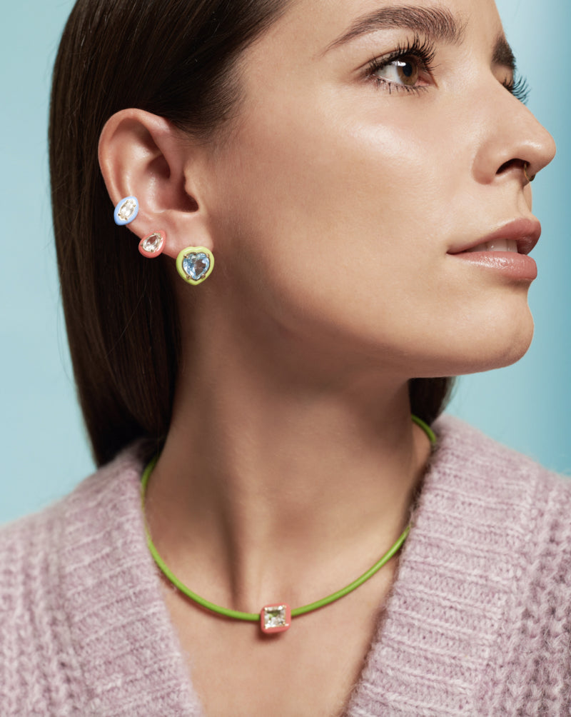Gemma 3 Diamond Vertical Bar Stud Earrings – RW Fine Jewelry