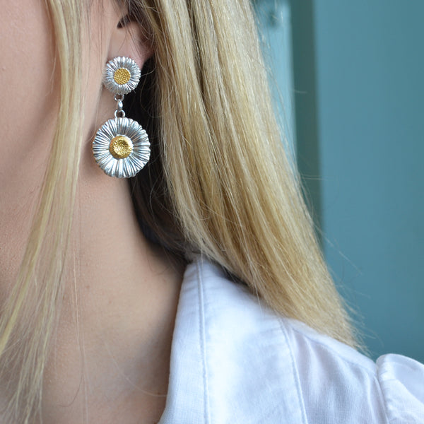 buccellati-blossoms-daisy-drop-earrings-sterling-silver-gold-accents-JAGEAR012328