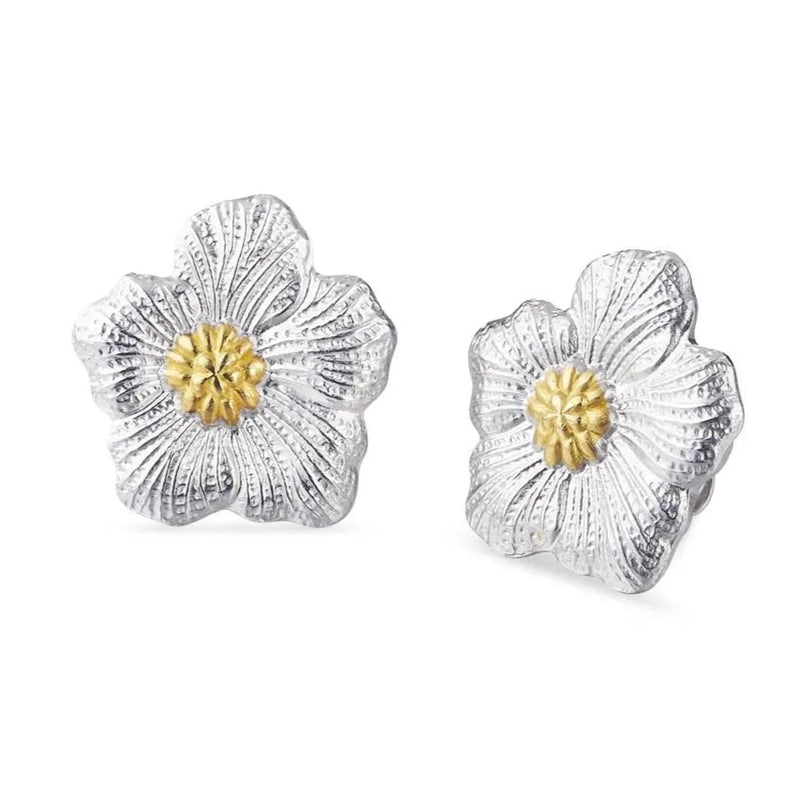 buccellati-blossoms-gardenia-stud-earrings-silver-gold-vermeil-JAGEAR012286