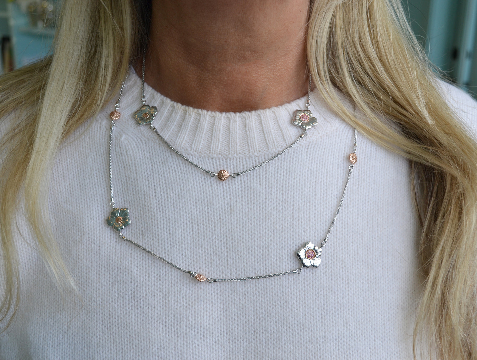 [COLD FRAME] / ☆ BALLOON FLOWER NECKLACE BALLOON FLOWER NECKLACE