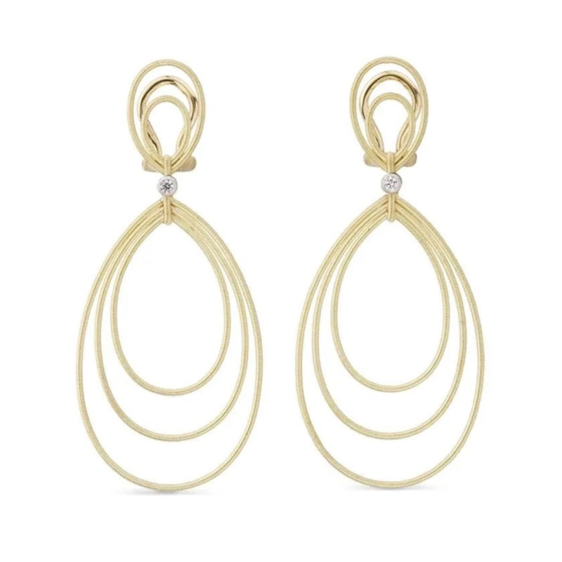 Pear and Emerald Drop Earrings - Avtaara Jewelcarnation | Online Jewellery  Shopping Store