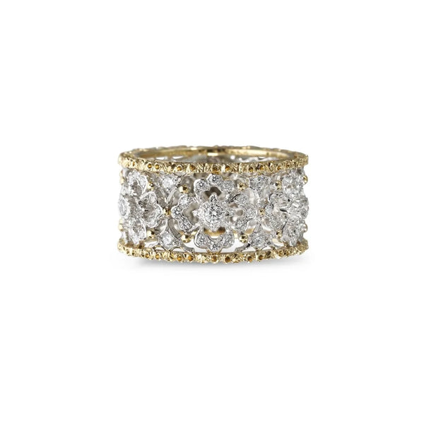 Buccellati - Opera - Full Pave Eternelle Band Ring with Diamonds, 18k ...