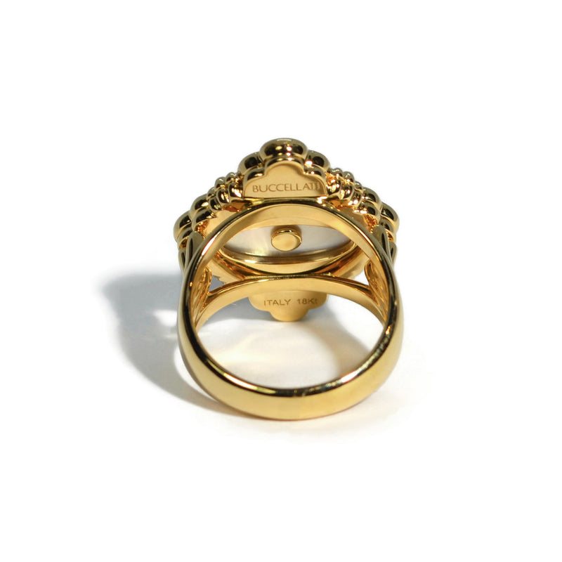 Buccellati Opera High Jewelry 18K Yellow Gold Diamond Ring