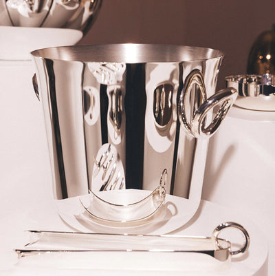 Christofle Paris - Vertigo - Silver Plated Champagne Bucket for