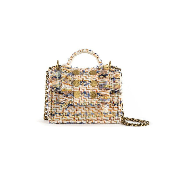 Kooreloo - Petite Tweed - Ivory/Blue