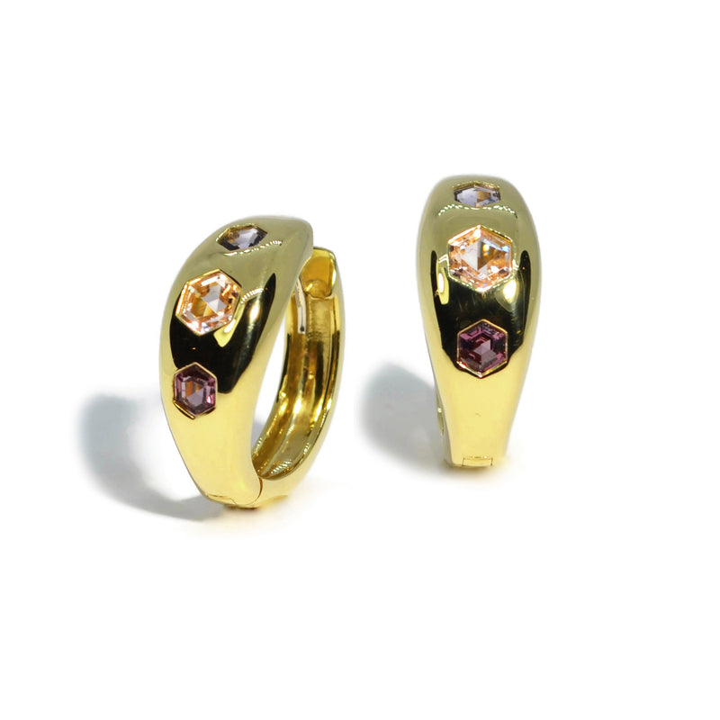 lauren-k-gypsy-hoop-earrings-jewelry-morganite-purple-spinels-yellow-gold-E402YMGSPN