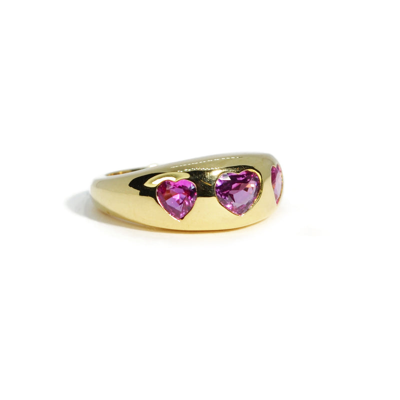 lauren-k-stackable-band-ring-heart-pink sapphires-yellow-gold-R393Y3HSPS-2