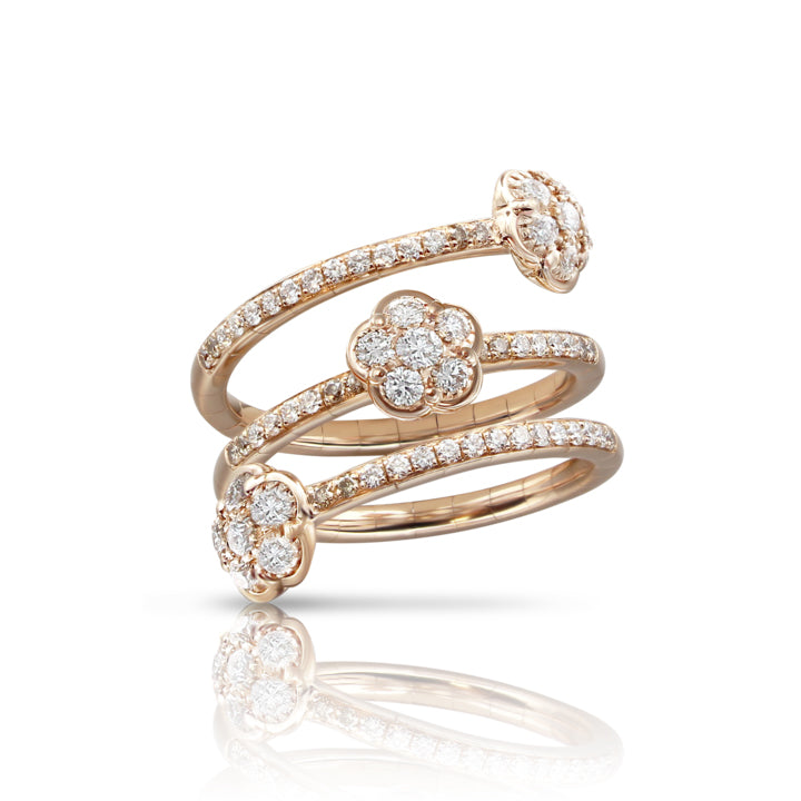 pasquale-bruni-figlia-dei-fiori-triple-ring-champagne-diamonds-rose-gold-16040R