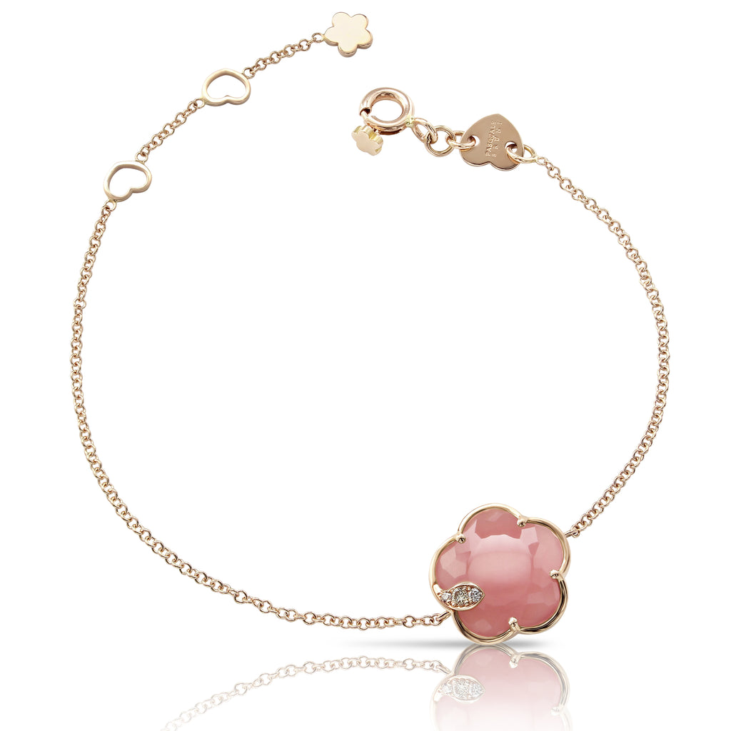 Pasquale Bruni - Petit Joli - Bracelet, 18k Rose Gold with Pink Chalcedony  and Diamonds