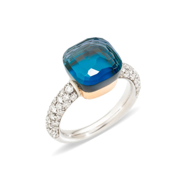 Pomellato - Nudo Classic - Stackable Ring, London Blue Topaz and Turqu – AF  Jewelers