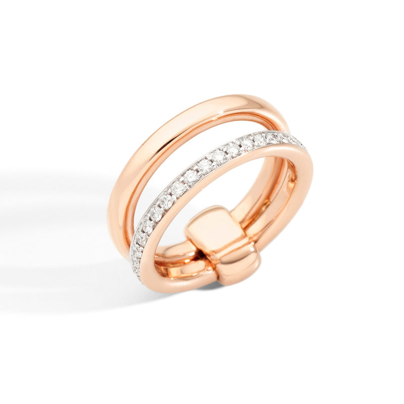 18K Rose Gold Wedding Band Black Meteorite Ring Mens Wedding Band Tung–  Pillar Styles