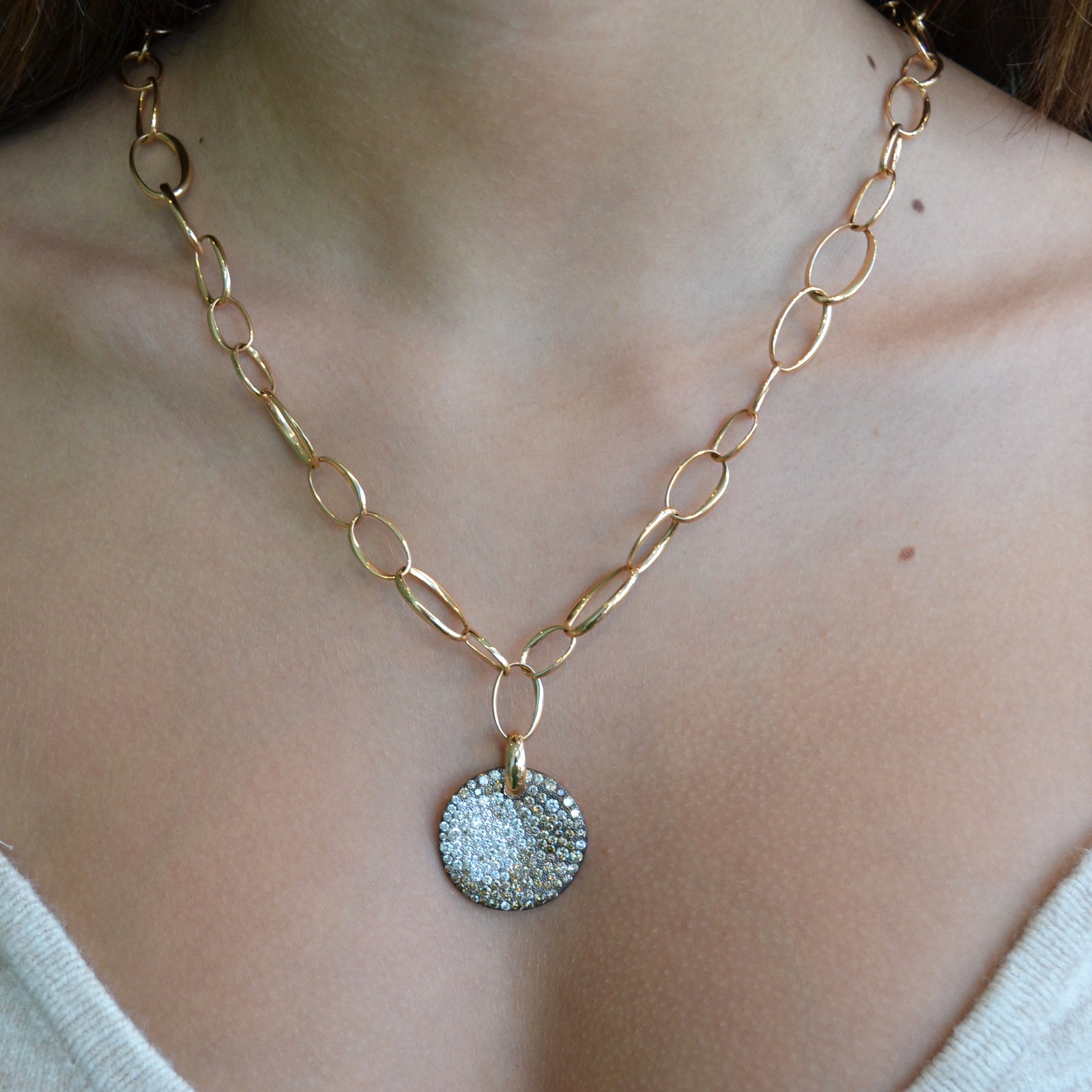 Pomellato Oval Link Chain Necklace, 18k Rose Gold – AF Jewelers