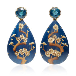 silvia-furmanovich-blue-marquetry-wood-pear-shaped-drop-earrings-london-blue-topaz-diamonds